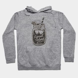 Topsail Island, NC Summertime Vacationing Mason Jars Sippin' Hoodie